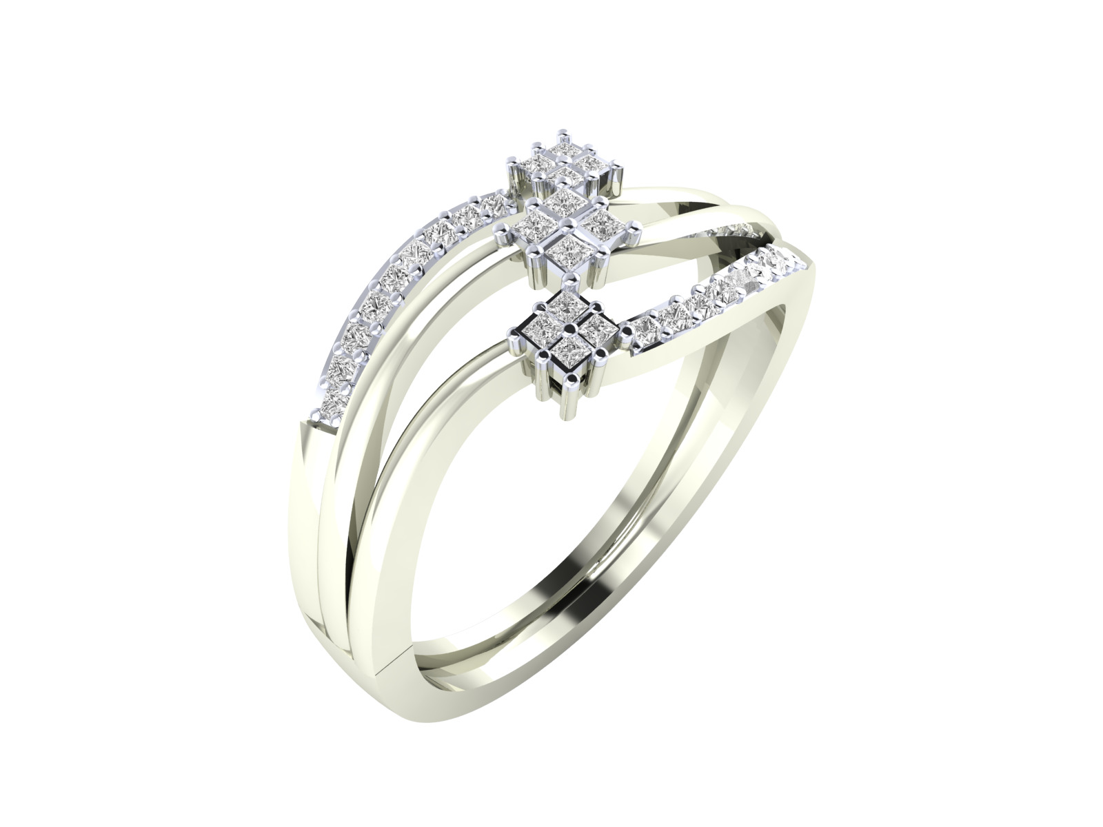 Women Ring  Render 3dm STL OBJ FBX MTLDetails 3D print model_3