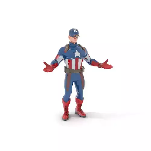 Super Soldier Hero Character Rigged and Animated