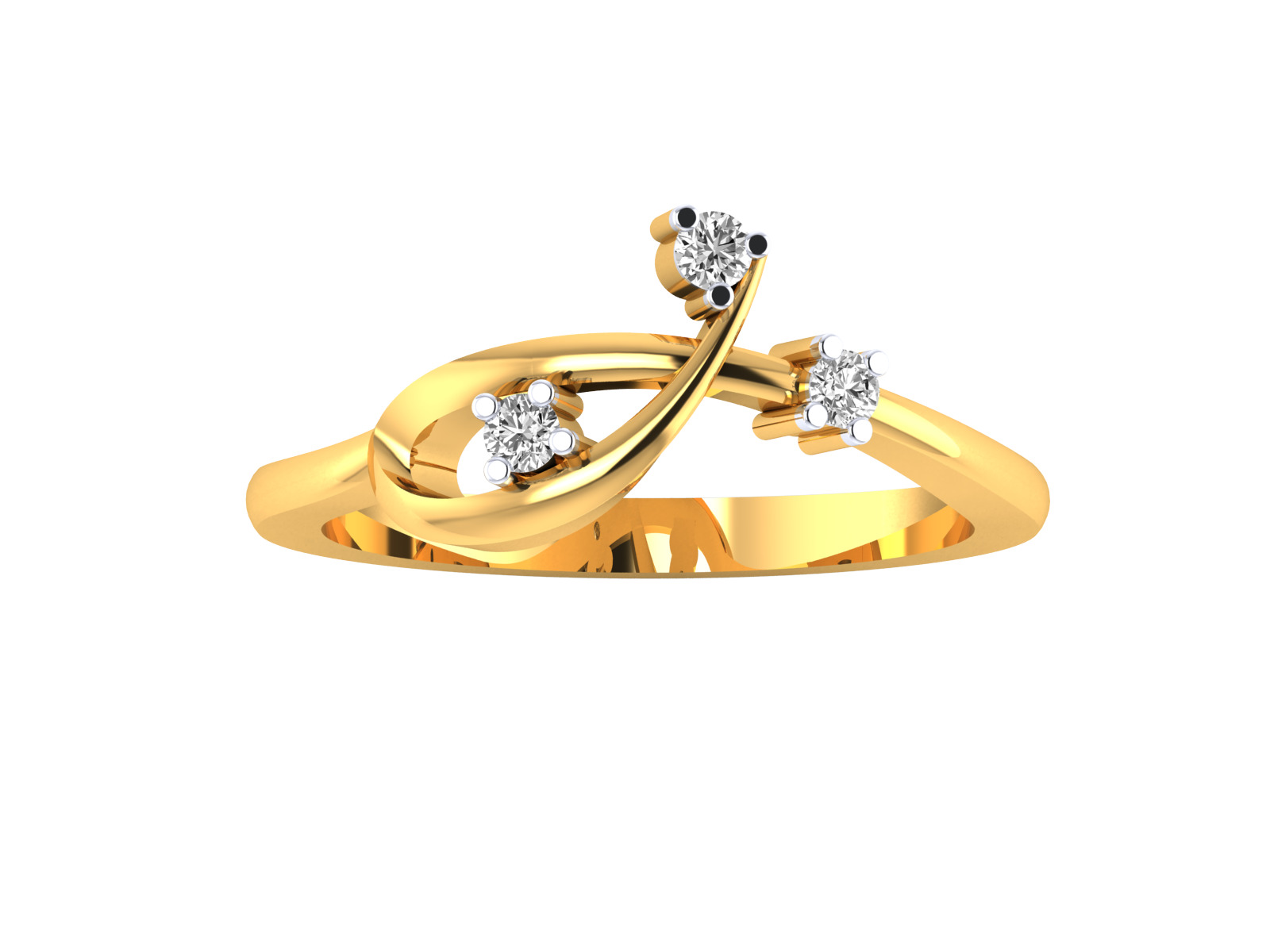 Women Ring Render 3dm STL OBJ FBX MTLDetails 3D print model_5