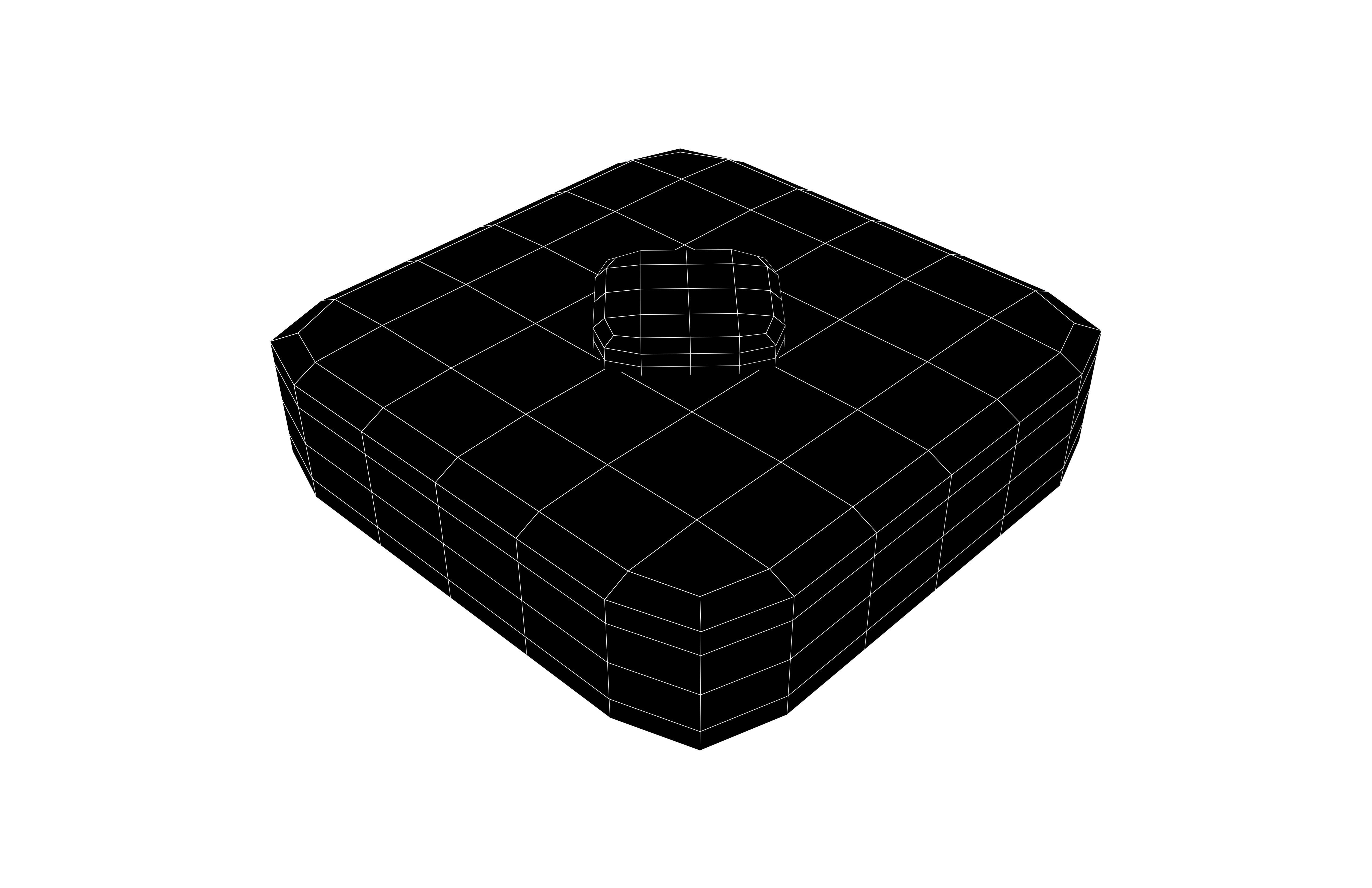Toast v1 001 Low-poly 3D model_6