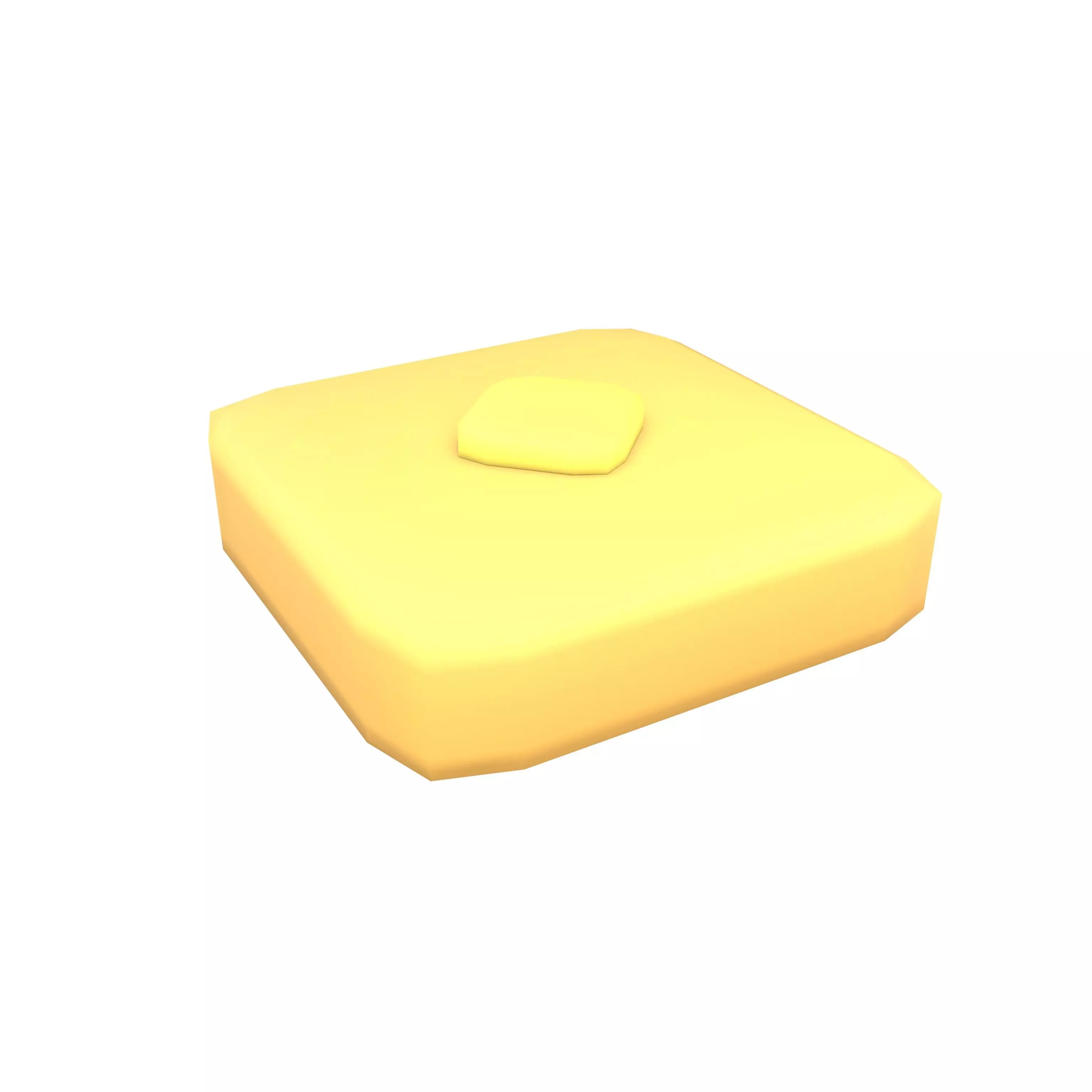 Toast v1 001 Low-poly 3D model_0