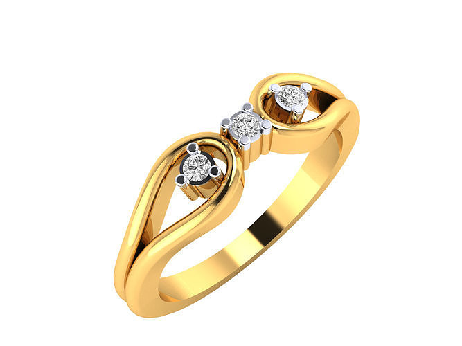 Women Ring  Render 3dm STL OBJ FBX MTLDetails 3D print model