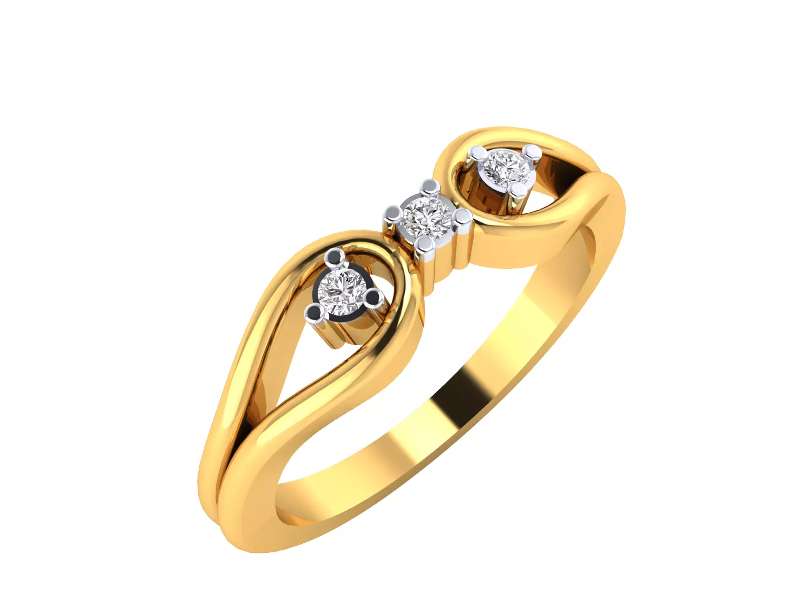 Women Ring  Render 3dm STL OBJ FBX MTLDetails 3D print model_0