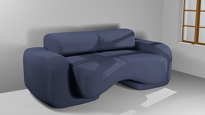 Fabric sofa 3D model