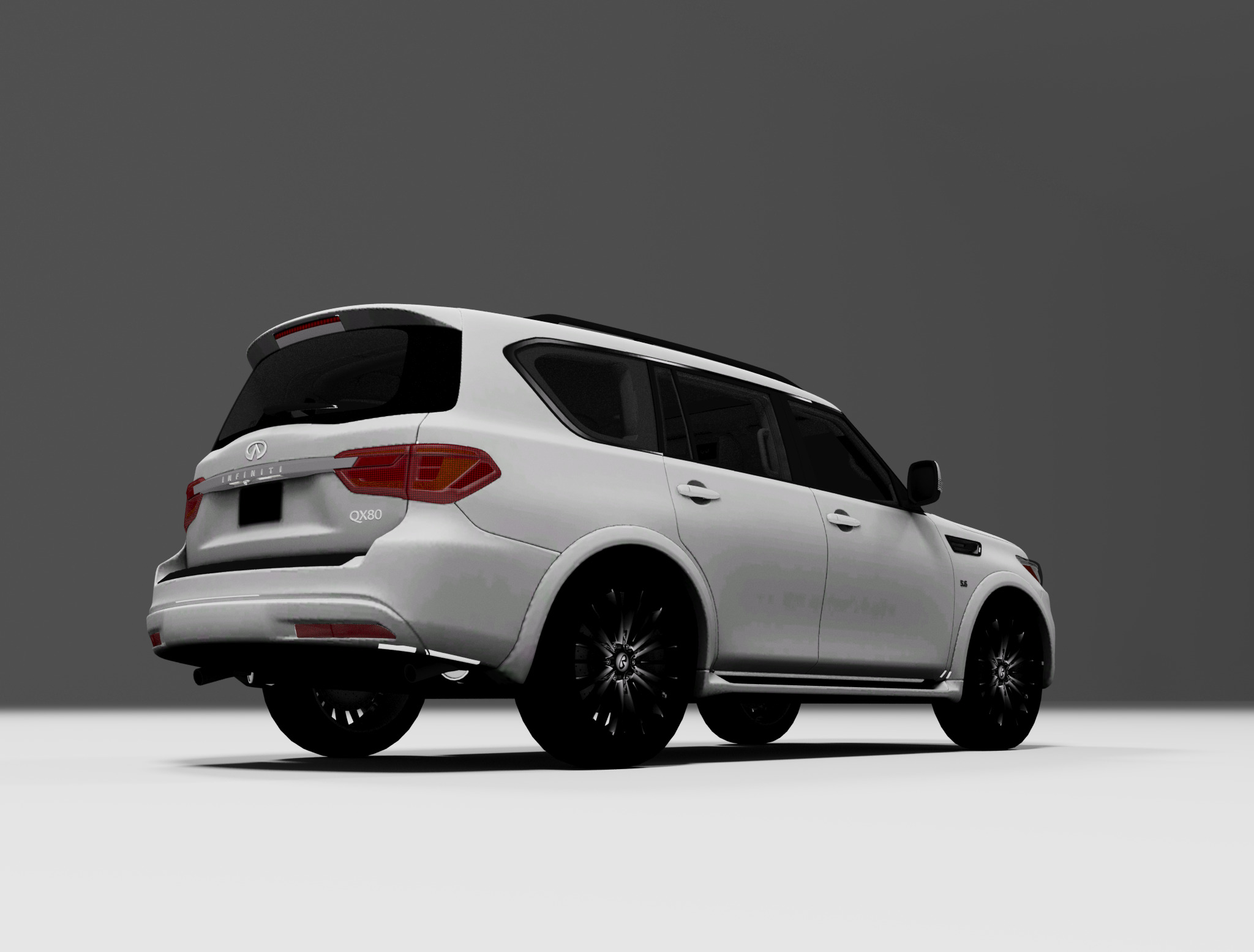 Infiniti QX80 3D model_2