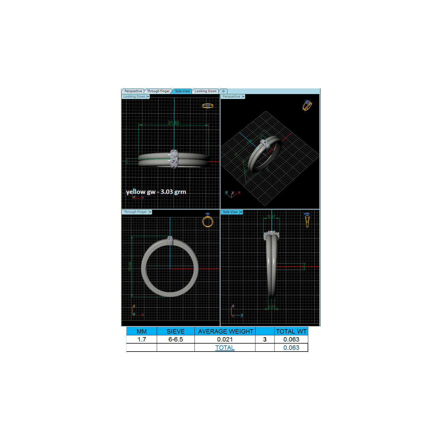 Women Ring Render 3dm STL MTL SLC JCD OBJ FBX Details 3D print model_15