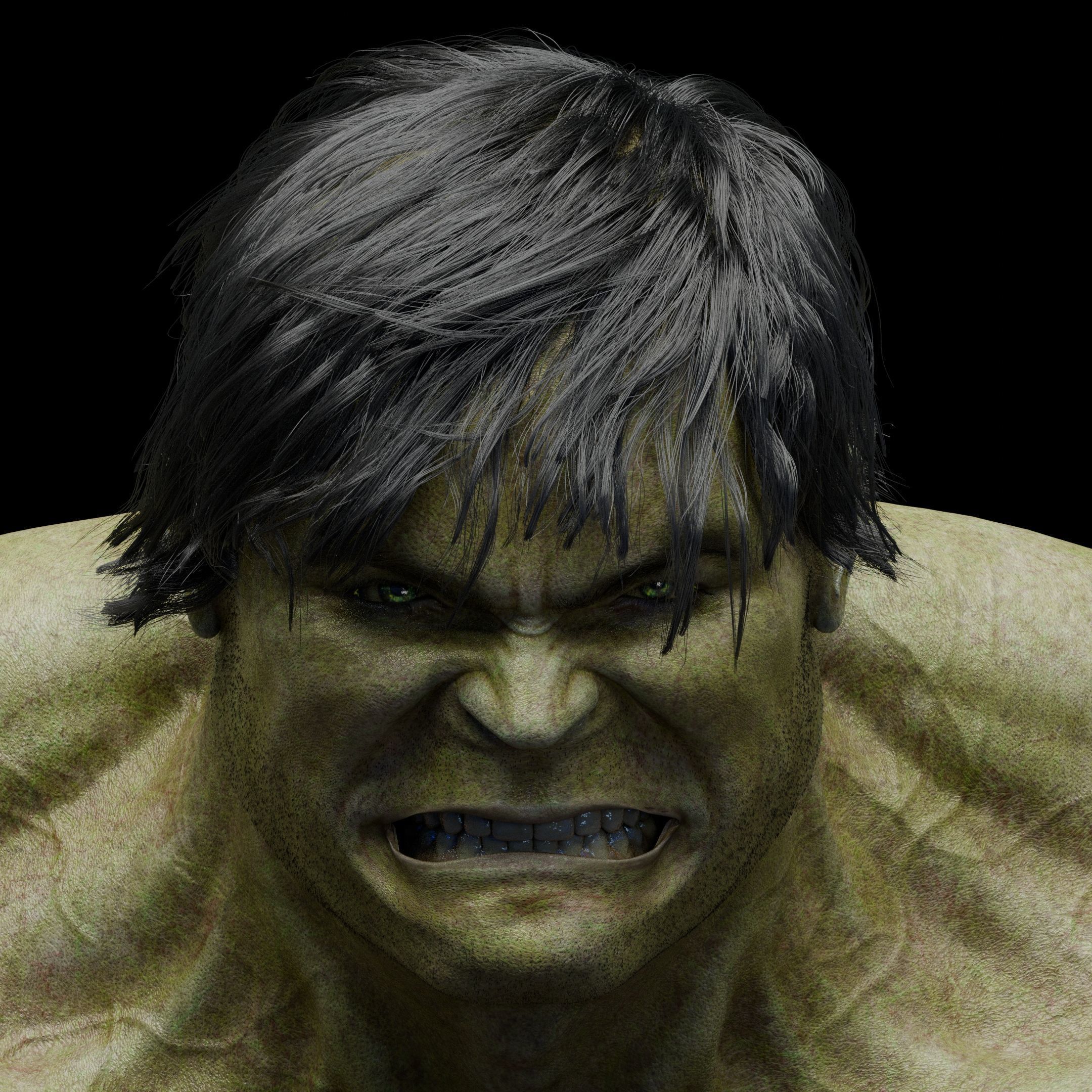 Hulk from 2008 Movie 3D model_3