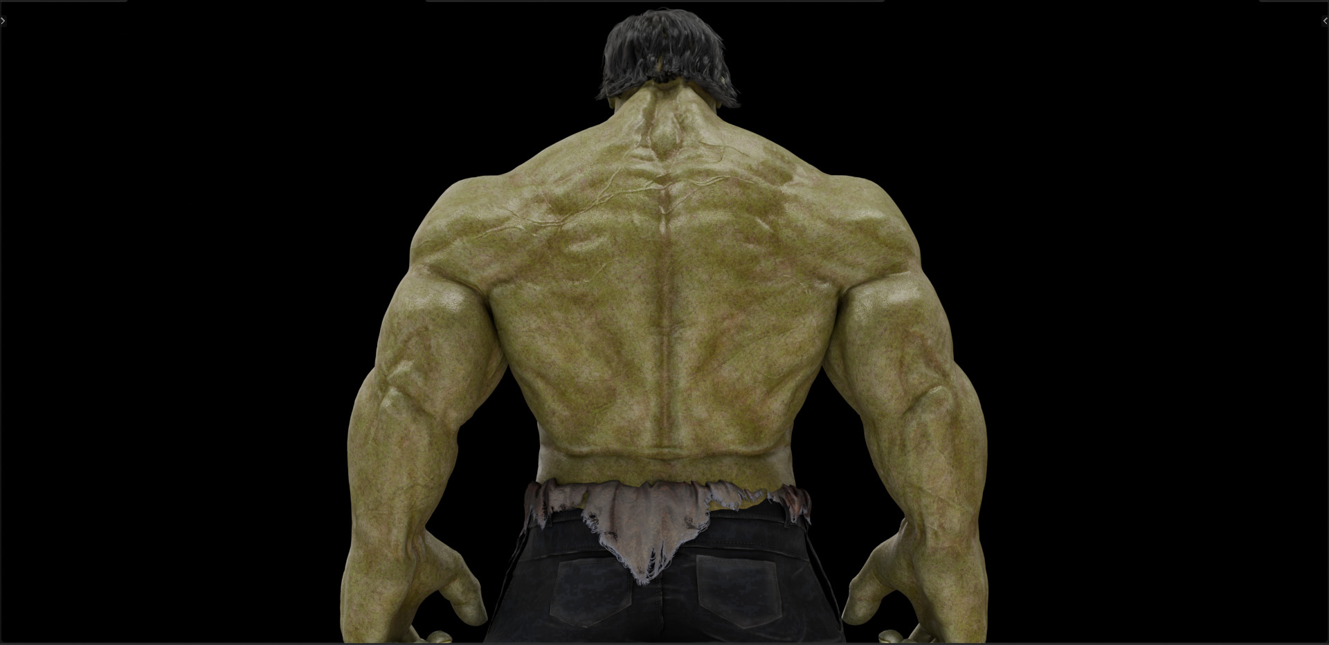 Hulk from 2008 Movie 3D model_5