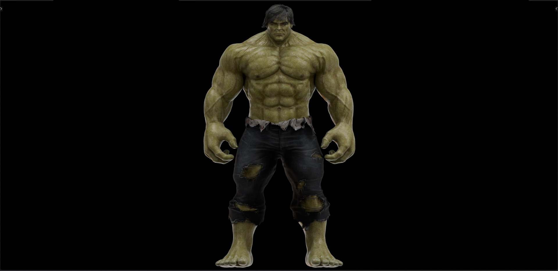 Hulk from 2008 Movie 3D model_8