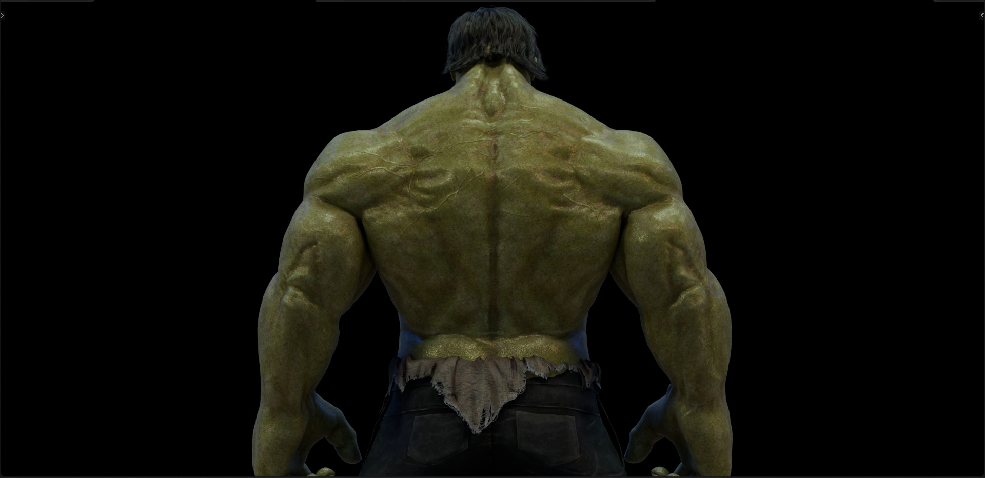 Hulk from 2008 Movie 3D model_7