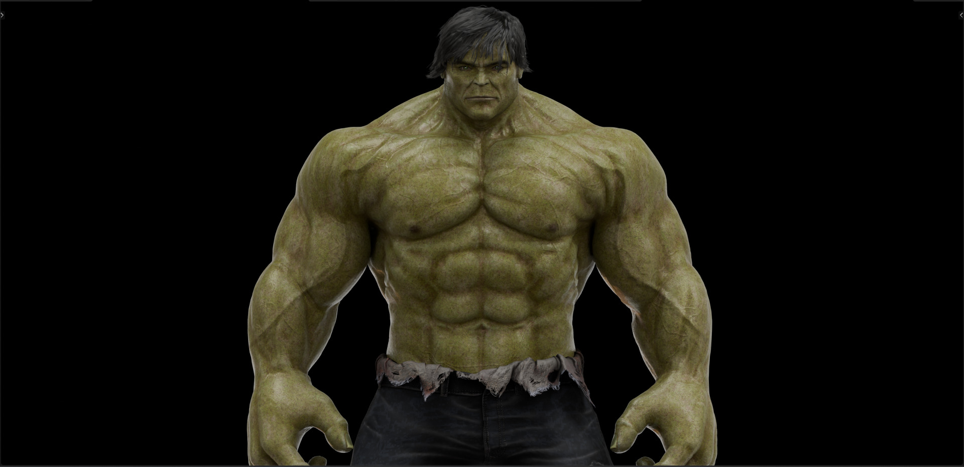 Hulk from 2008 Movie 3D model_4