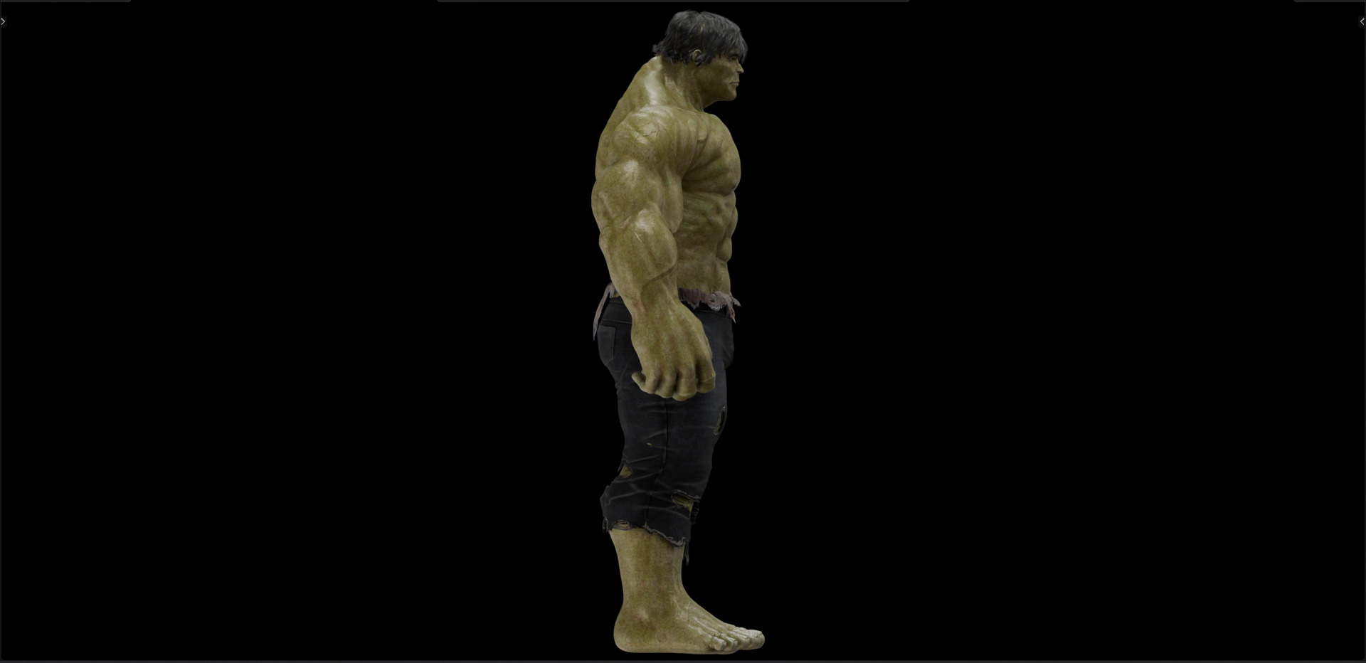 Hulk from 2008 Movie 3D model_9