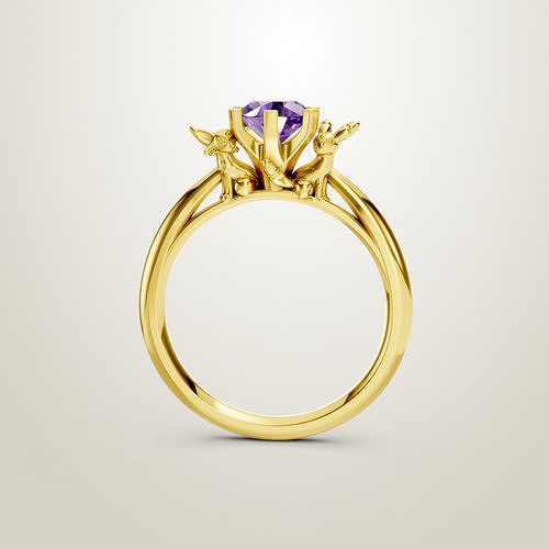 Pokemon Engagement Ring 3D print model