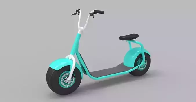 Scrooser electric scooter 3D model Scrooser electric scooter 3D model