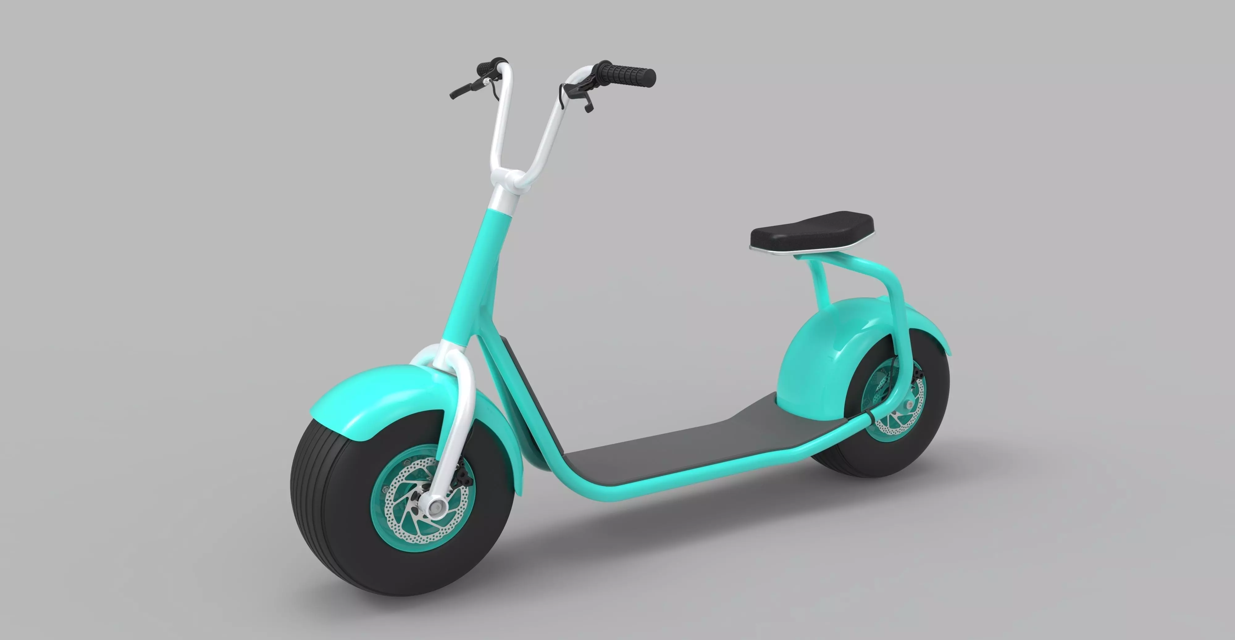 Scrooser electric scooter 3D model_0
