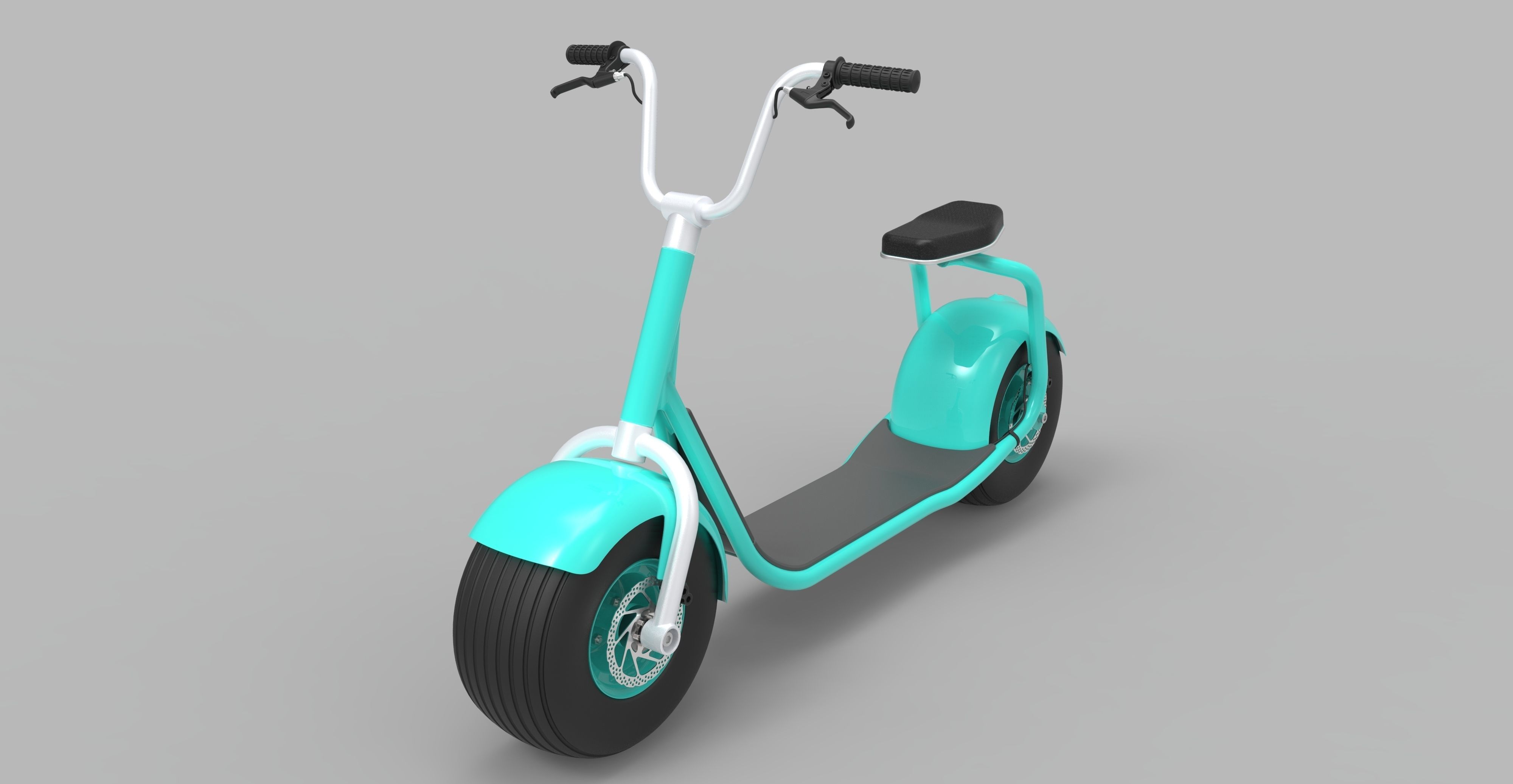 Scrooser electric scooter 3D model_2