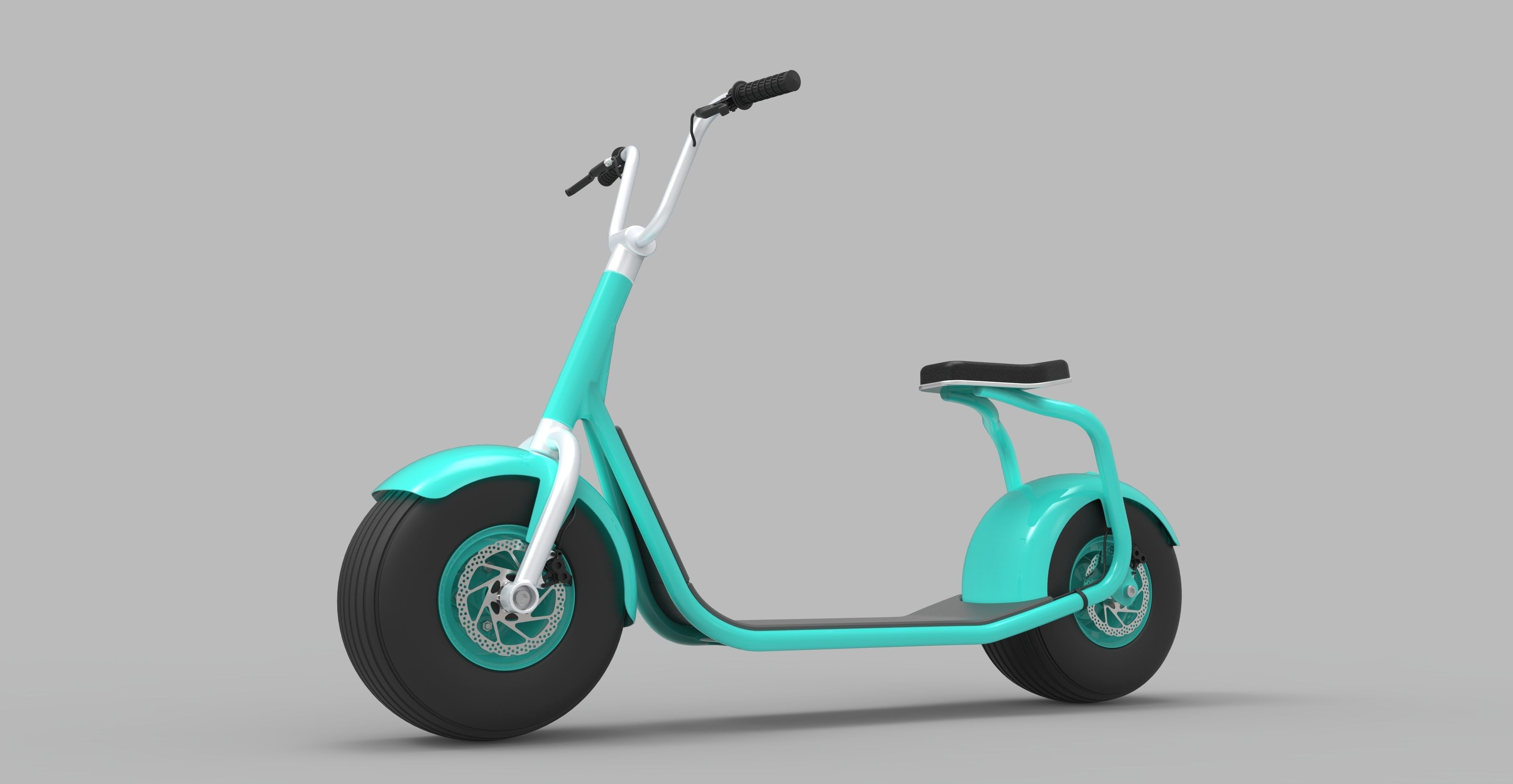 Scrooser electric scooter 3D model_1