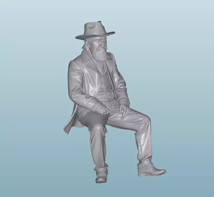 COWBOY W98 3D print model_0