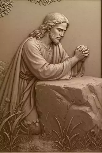 Jesus Praying at Gethsemane 