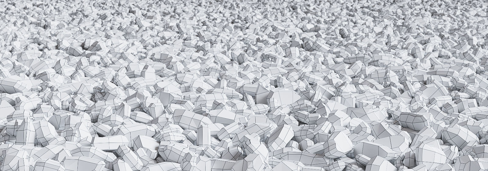 Gravel Crushed Stone 3D model_3