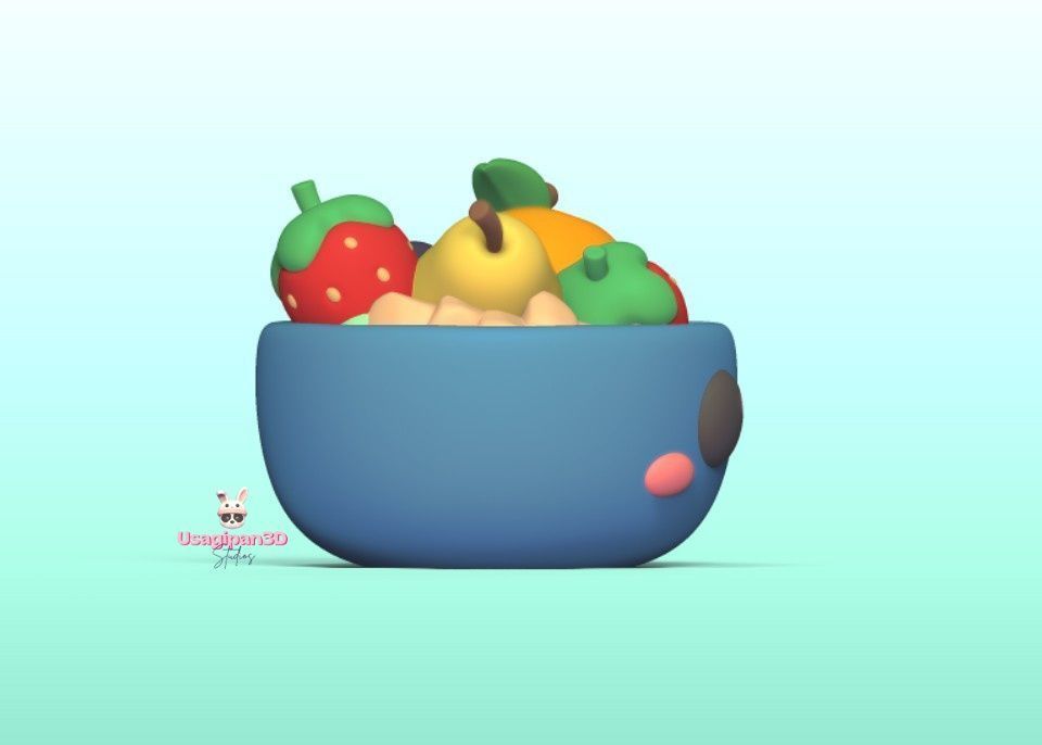 Fruit Salad 3D print model_2