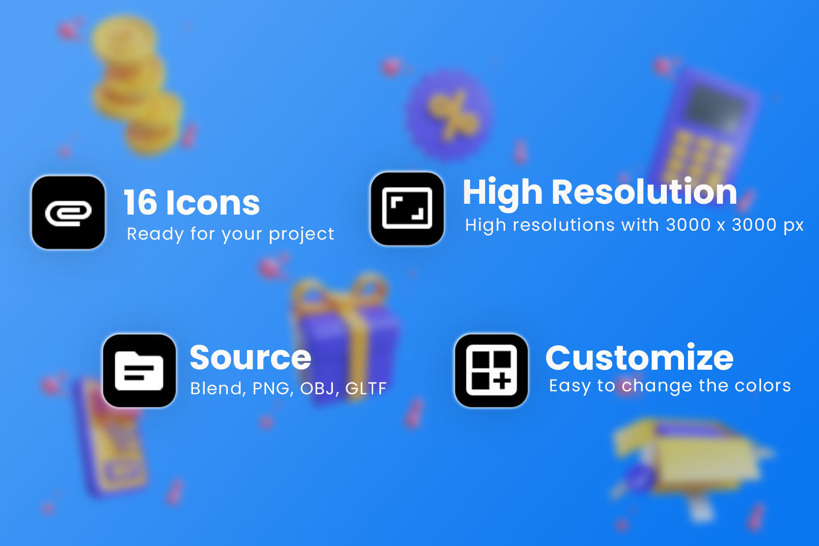 E- Commerce 3D Illustration 3D model_1