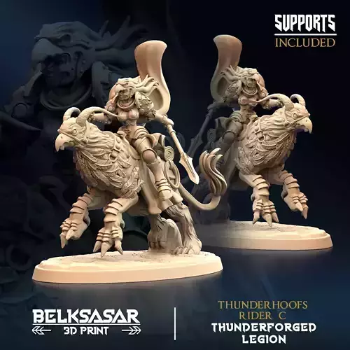 Thudnerhoofs Rider C Nude and Normal