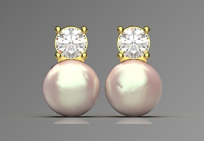ocean earring pe0038 3D print model