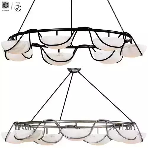 Atelier De Troupe Selene Ceiling Light 3D model