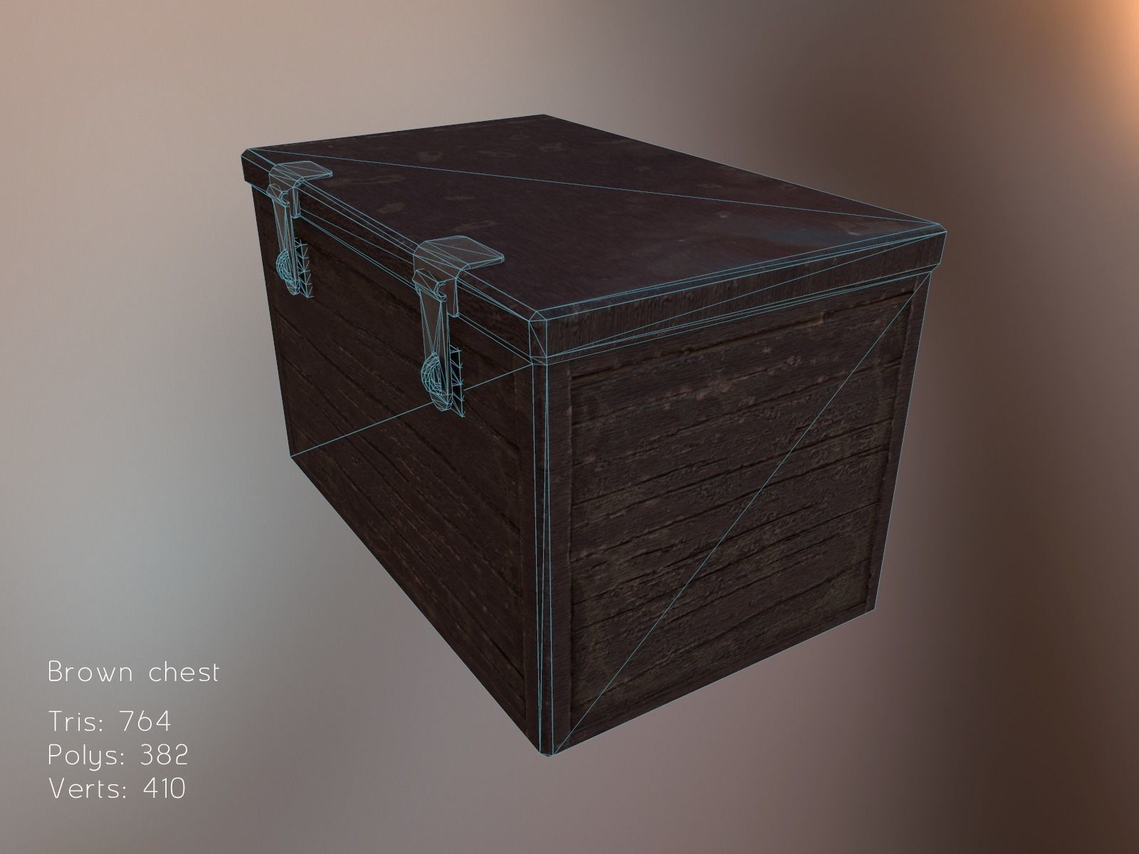 Medieval Props Set Low-poly 3D model_11