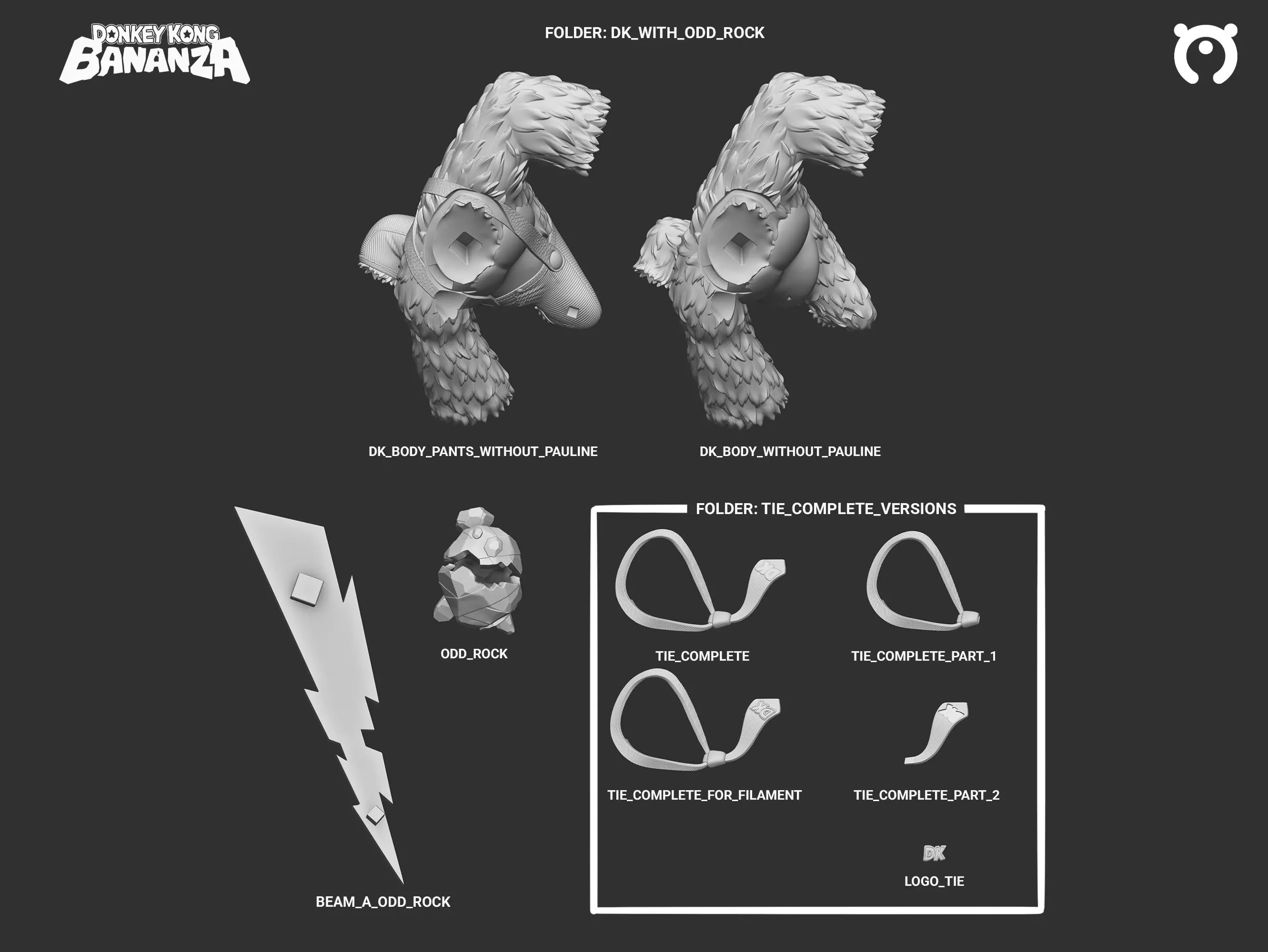 Donkey Kong - Bananza 3D print model_5