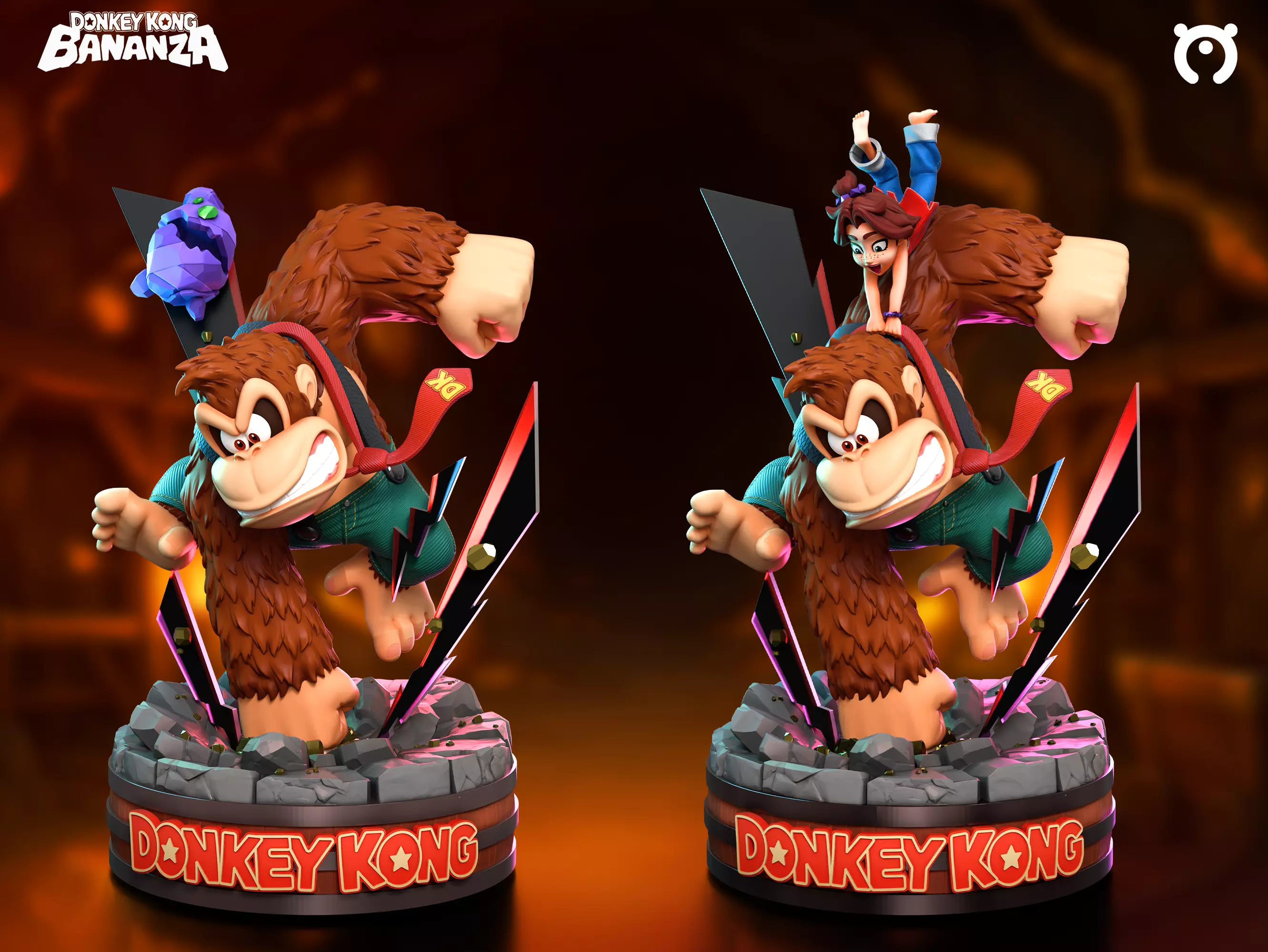 Donkey Kong - Bananza 3D print model_1