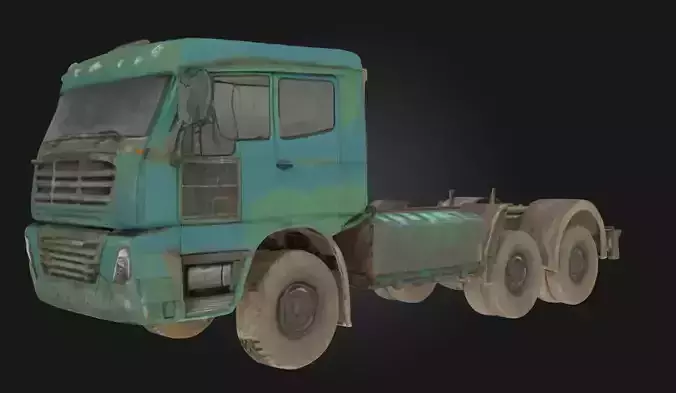Rustic Truck  Weathered Vehicle Model for Countryside