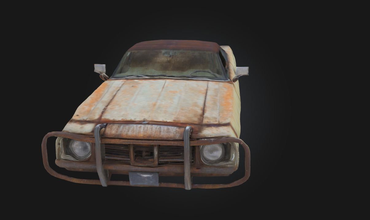 Rusty Cruiser Vintage Car Model for Urban 3D model_2