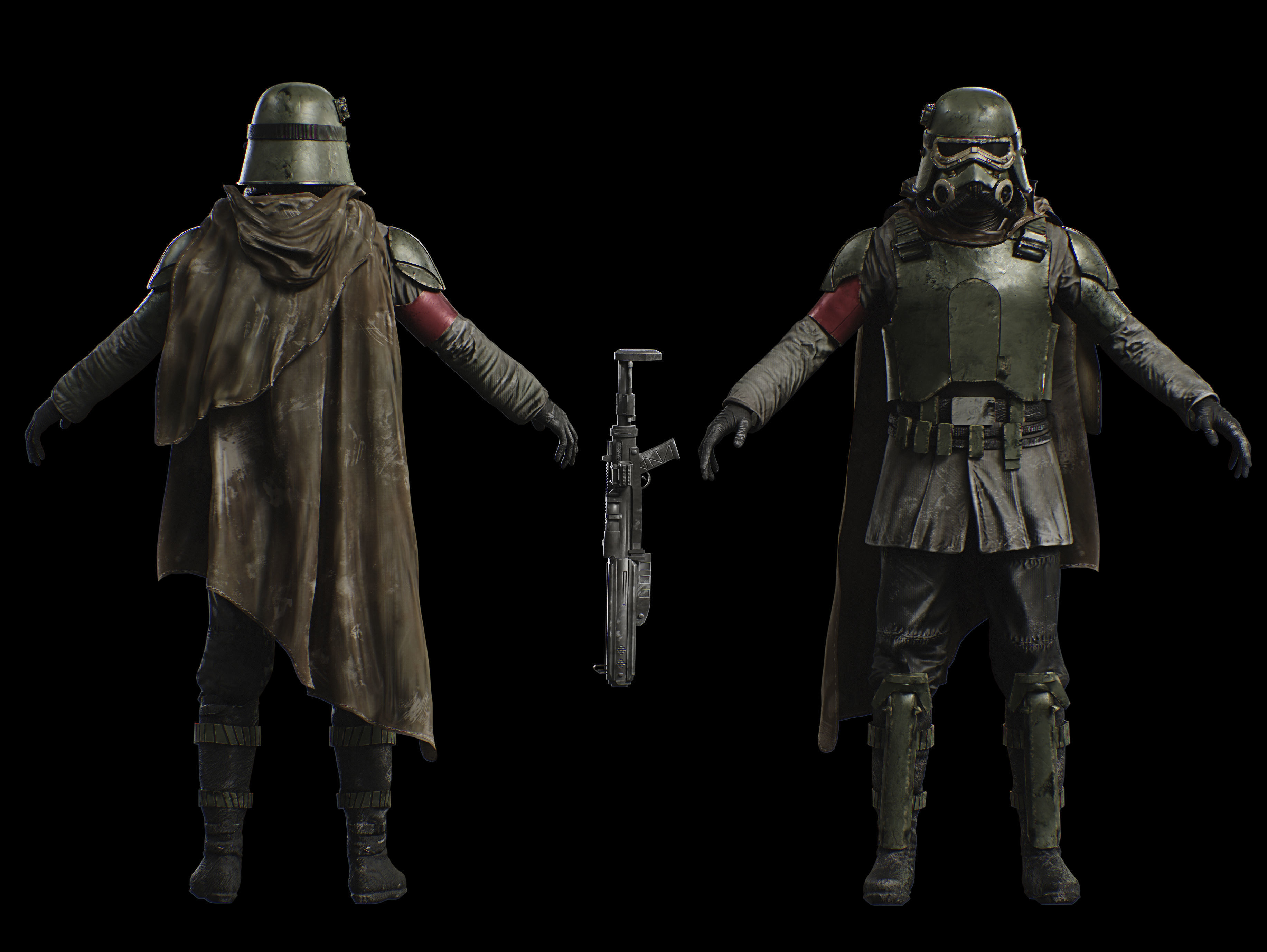 Mudtrooper Low-poly 3D model_14