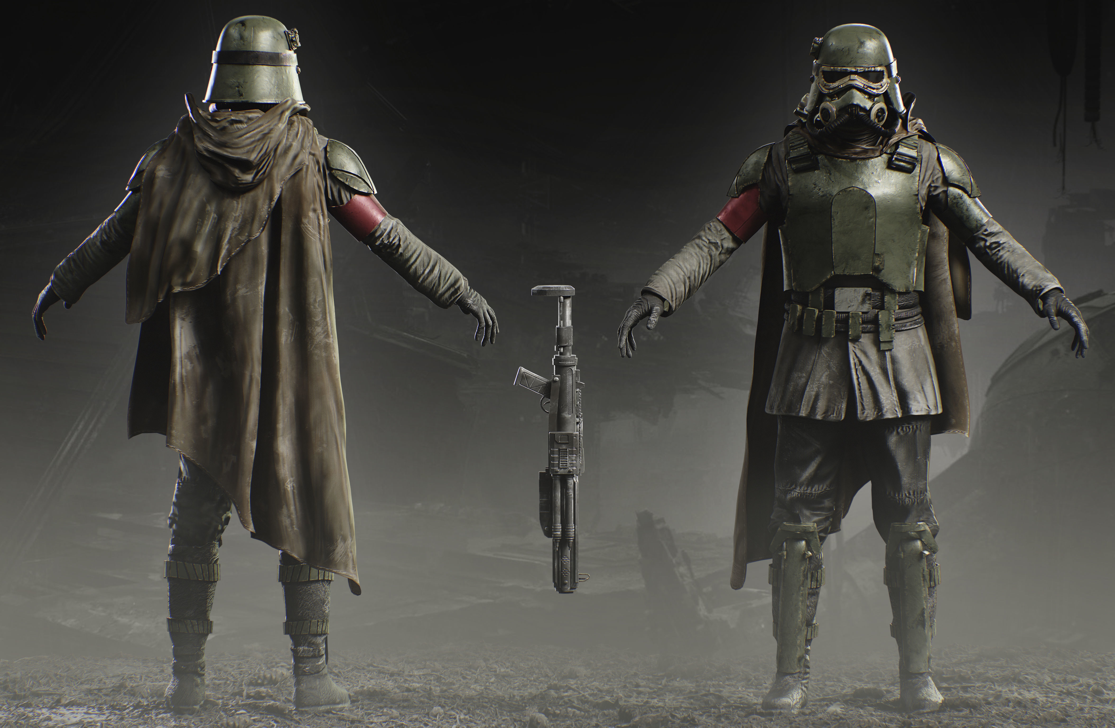 Mudtrooper Low-poly 3D model_11