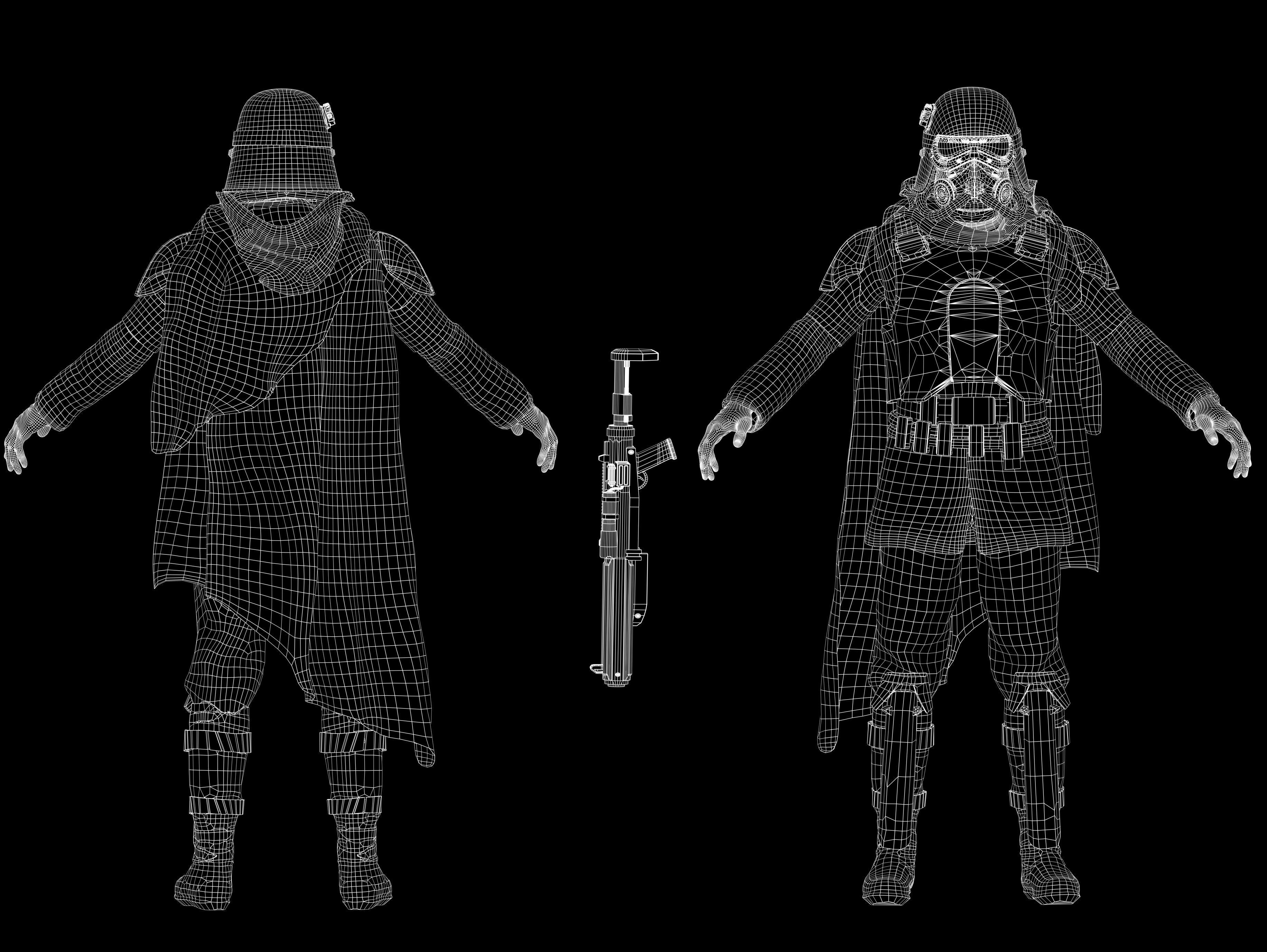 Mudtrooper Low-poly 3D model_12