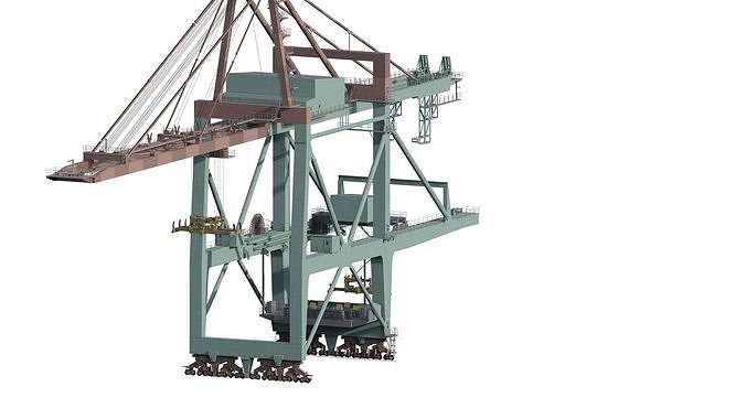 Container Quay Crane 3D model