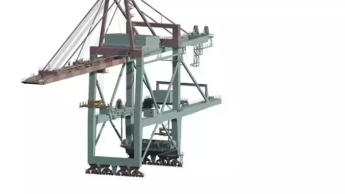Container Quay Crane 3D model