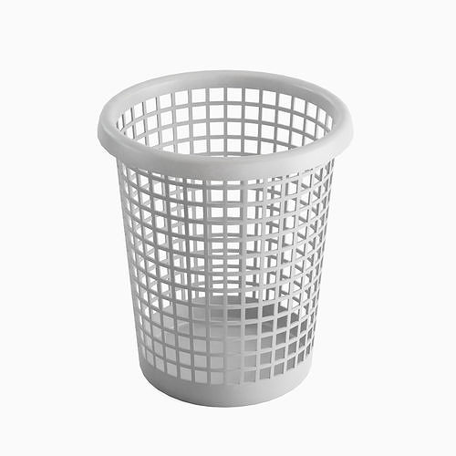 Waste Paper Basket 01 Low-poly 3D model