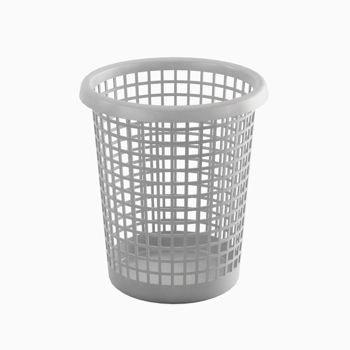 Waste Paper Basket 01 Low-poly 3D model_4