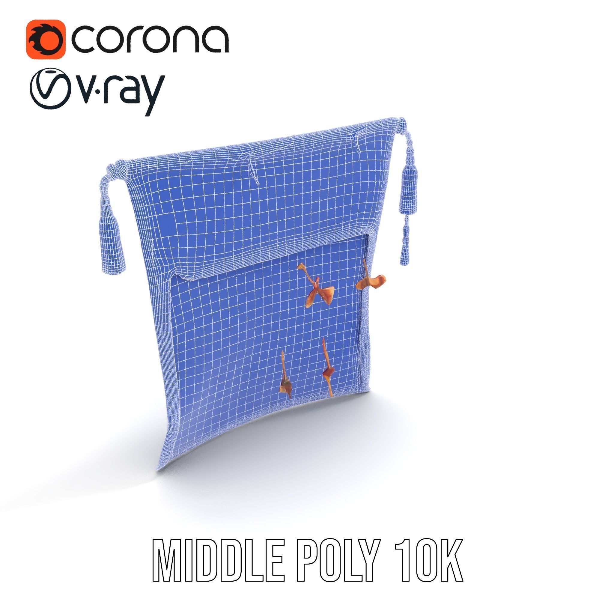 Medieval Tapestry Art Model Pack Low-poly 3D model_19