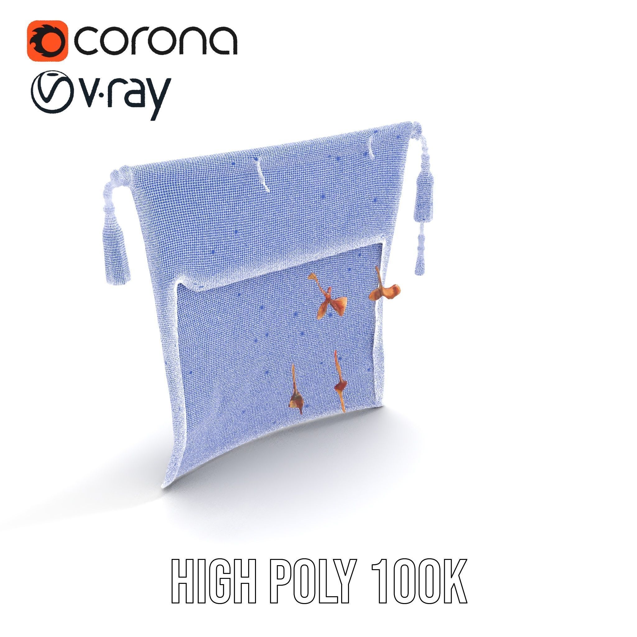 Medieval Tapestry Art Model Pack Low-poly 3D model_33