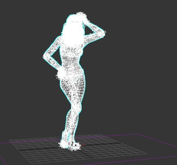 Rigged Swimsuit 3D Model 3D model_13