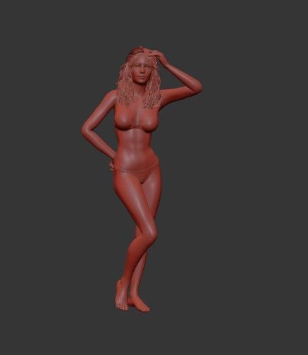 Rigged Swimsuit 3D Model 3D model_16