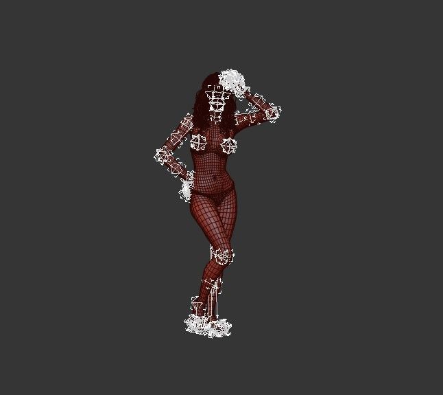 Rigged Swimsuit 3D Model 3D model_17