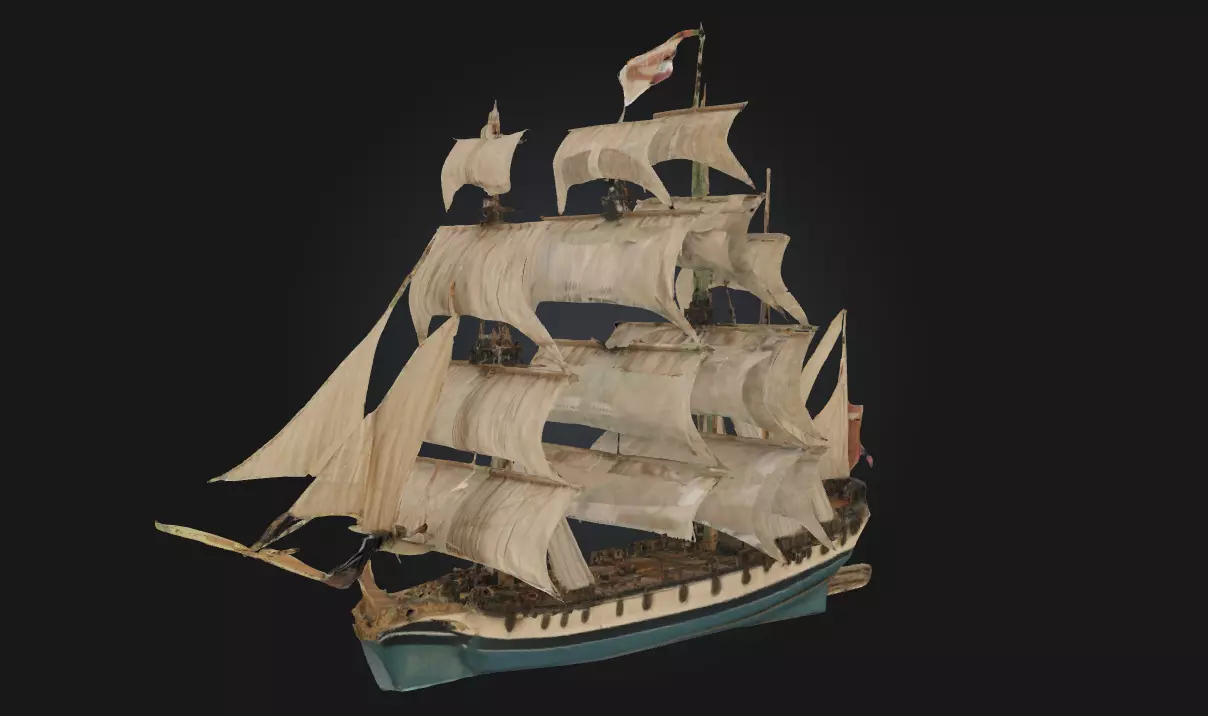 Majestic Voyage  Grand Sailing Ship Free 3D model_0