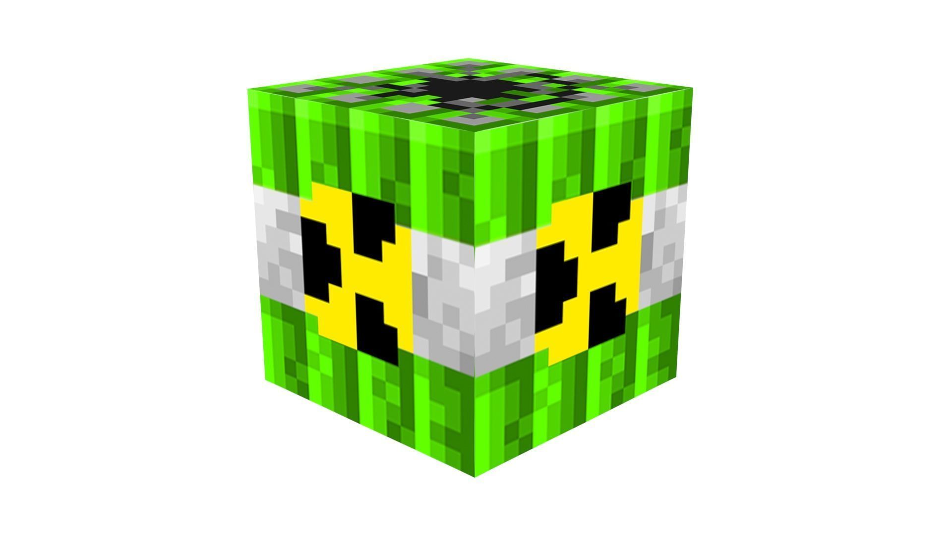Minecraft Nuclear TNT 3D model_2