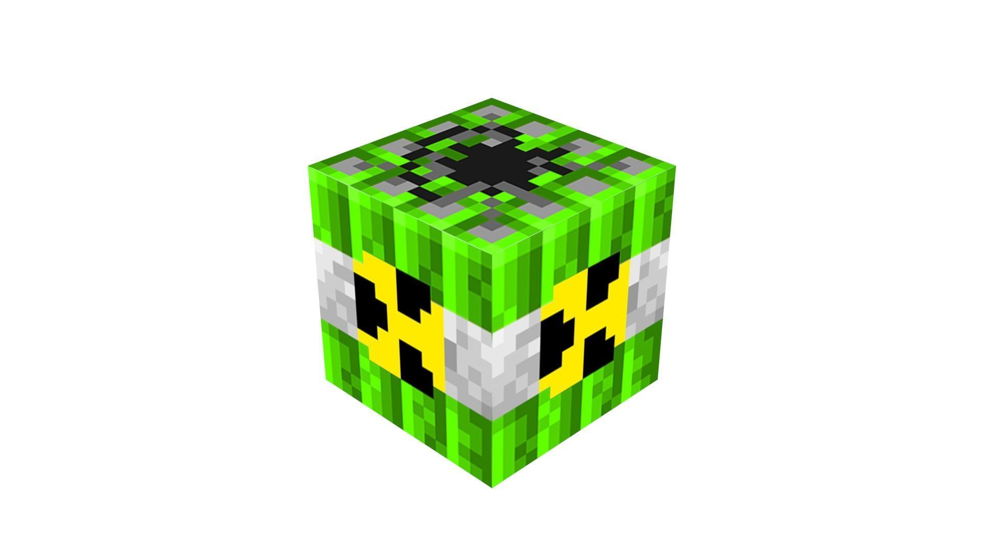 Minecraft Nuclear TNT 3D model_4