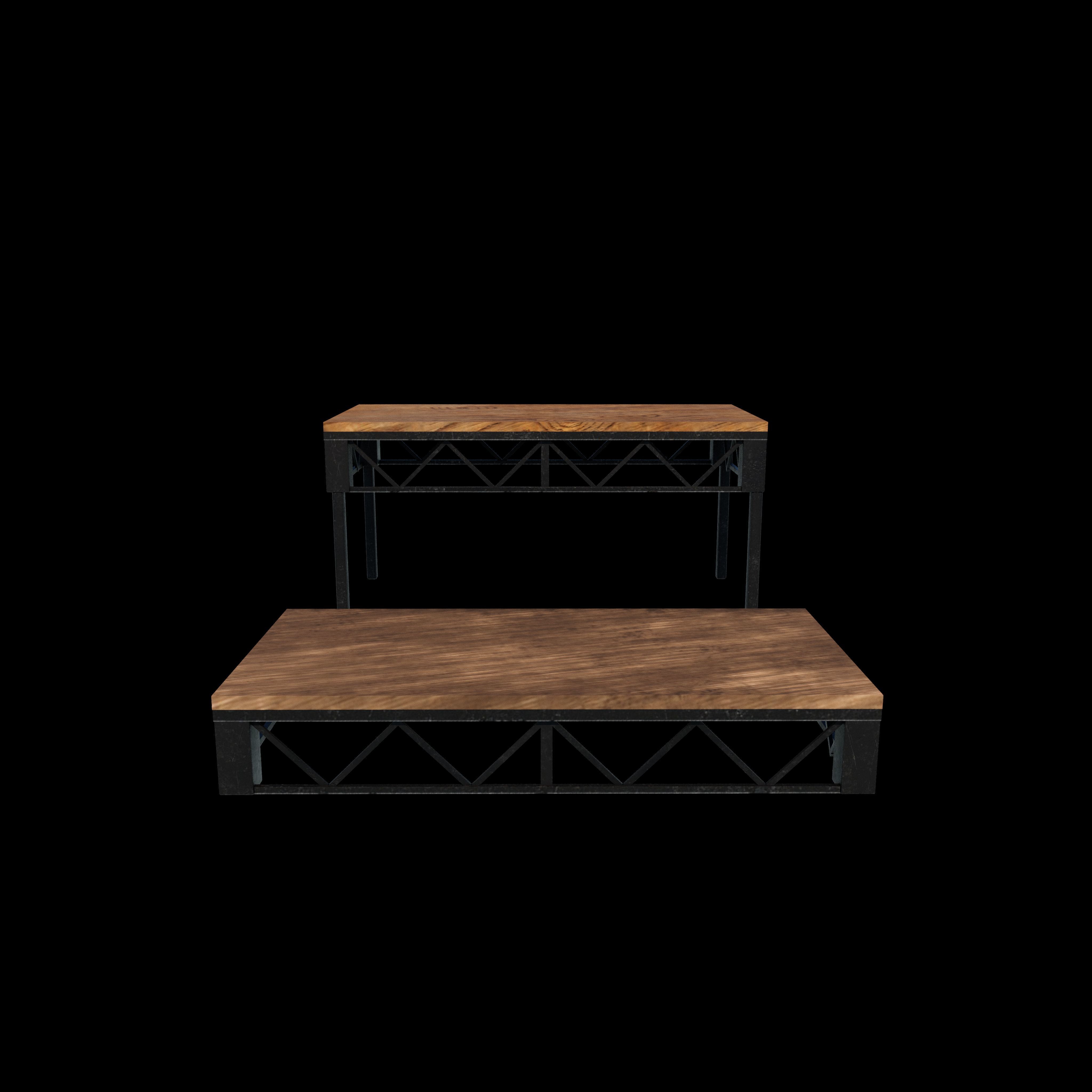 Steel Deck Stage 3D model_10